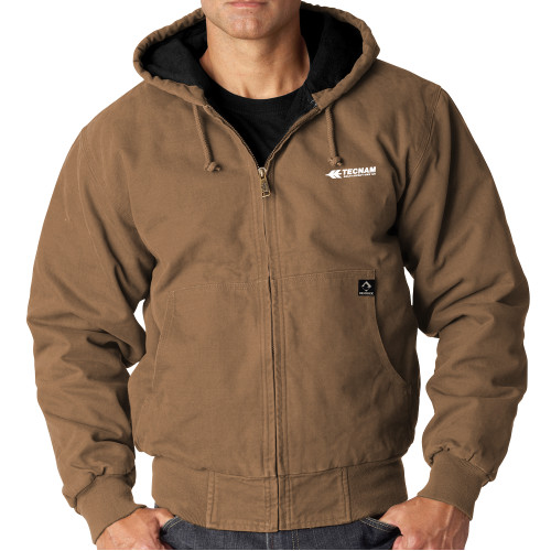 DRI DUCK Field Khaki Cheyenne Hooded Jacket-TECNAM Primary Logo