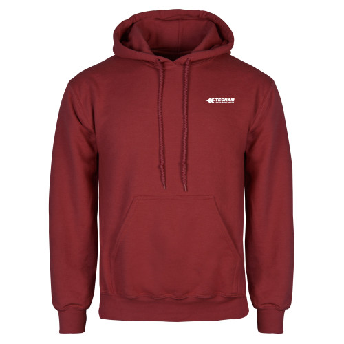 Cardinal Fleece Hoodie-TECNAM Primary Logo
