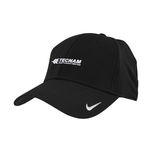 Nike Black Swoosh Legacy 91 Hat-TECNAM Primary Logo