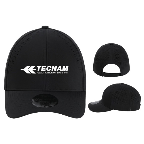 Imperial Black The Alpha Cap-TECNAM Primary Logo