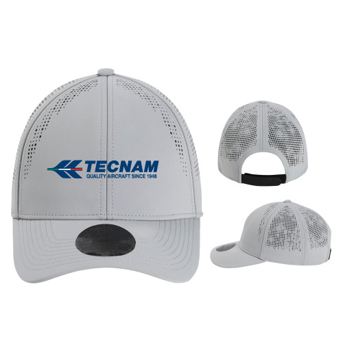 Imperial Grey The Alpha Cap-TECNAM Primary Logo