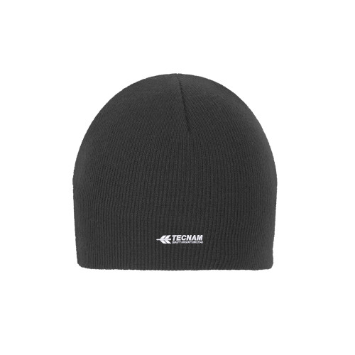 Charcoal Knit Beanie-TECNAM Primary Logo