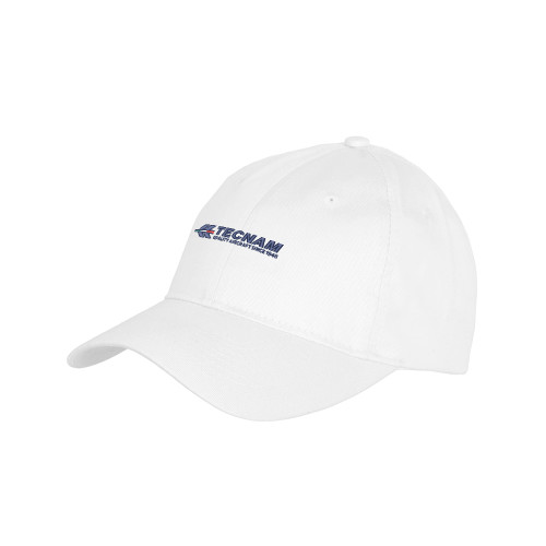 Youth White Pro Style Hat-TECNAM Primary Logo