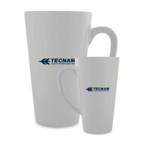 Full Color Latte Mug 17oz-TECNAM Primary Logo