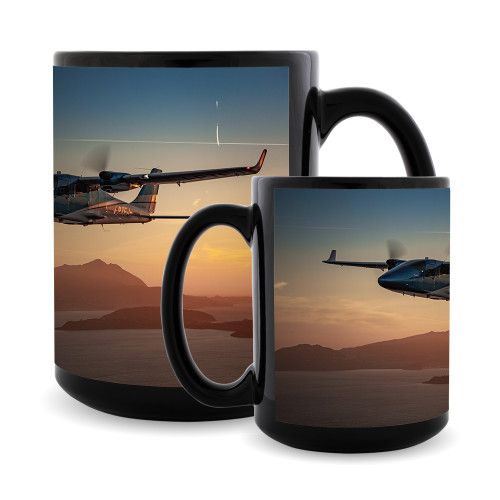 Full Color Black Mug 15oz-Leaving Hanger Black and White