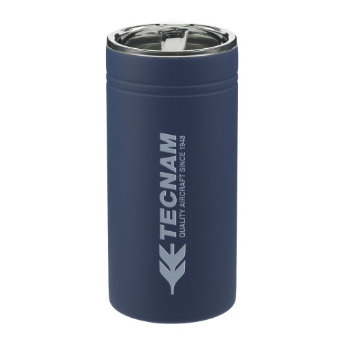 Sherpa Vacuum Navy Tumbler & Insulator 11oz-TECNAM Primary Logo Engraved