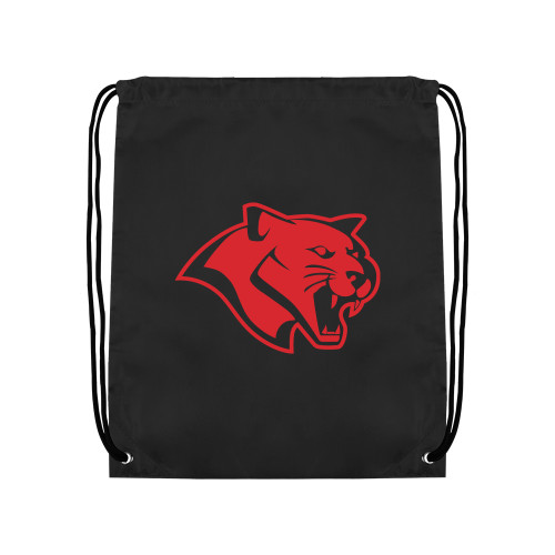  Black Drawstring Backpack - Cougar