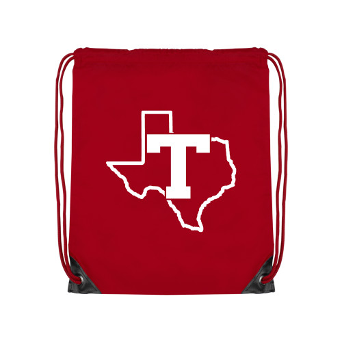  Red Drawstring Backpack - T Texas