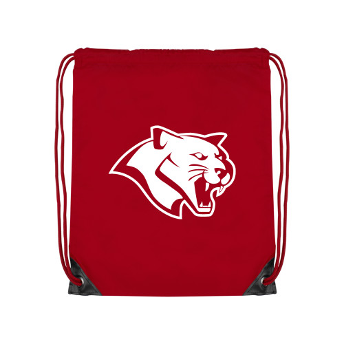  Red Drawstring Backpack - Cougar