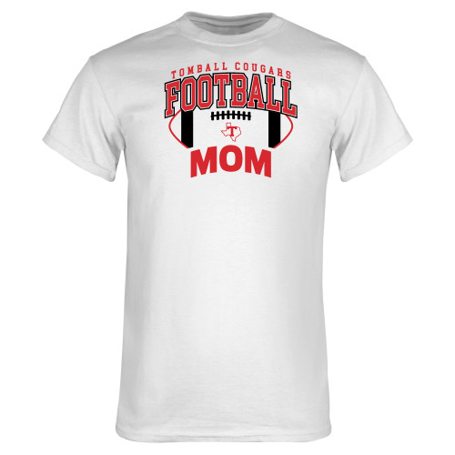  White T Shirt - Tomball Cougars Football Mom