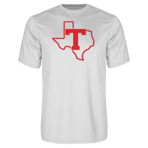 White Performance Tee - T Texas