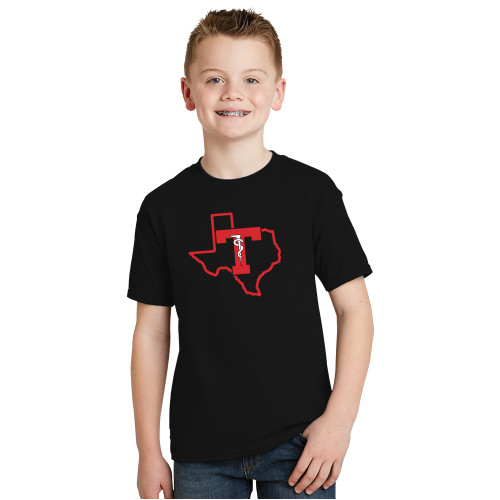  Youth Black T Shirt - Athletics Training