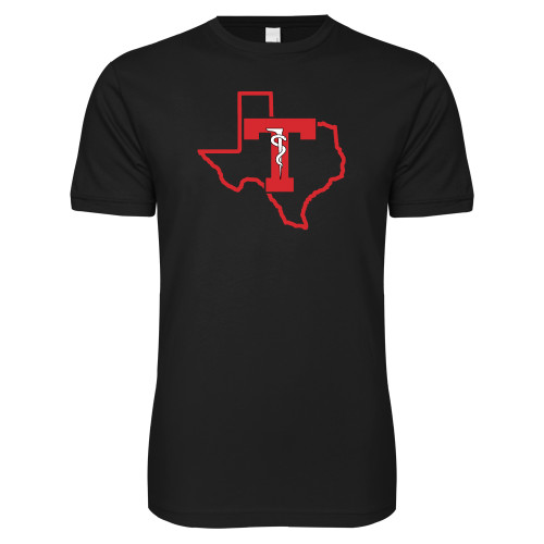  Next Level Black SoftStyle T Shirt - Athletics Training
