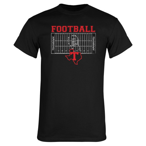  Black T Shirt - Football Play