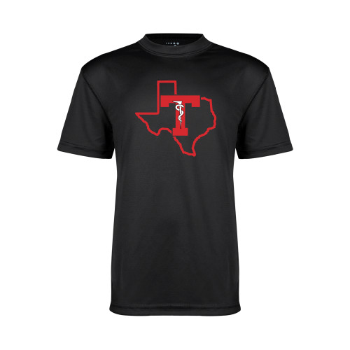 Youth Performance Black Tee - Athletics Training