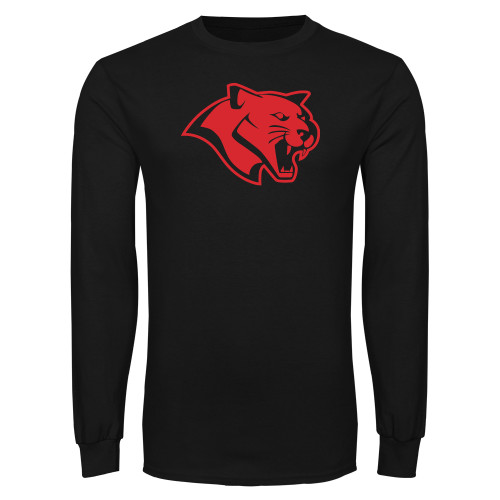  Black Long Sleeve T Shirt - Cougar
