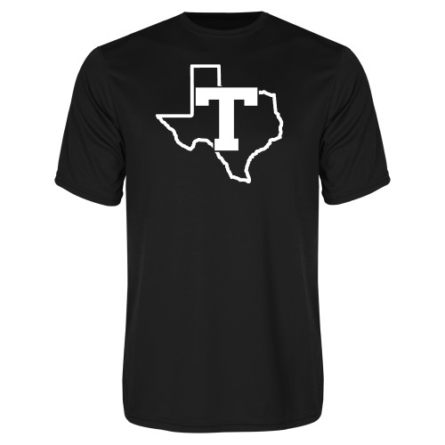  Black Performance Tee - T Texas