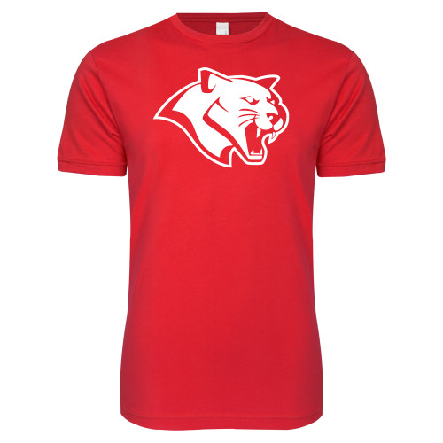  Next Level Red Softstyle T Shirt - Cougar