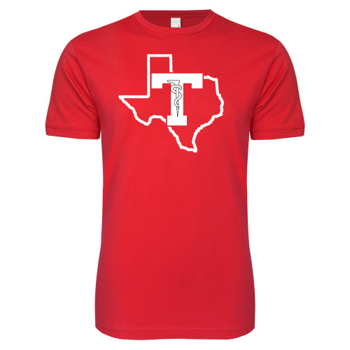  Next Level Red Softstyle T Shirt - Athletics Training