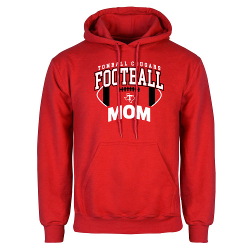  Red Fleece Hoodie - Tomball Cougars Football Mom