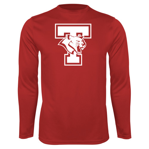  Red Performance Long Sleeve Shirt - T Cougar