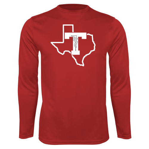 Main Image for  Red Performance Long Sleeve Shirt