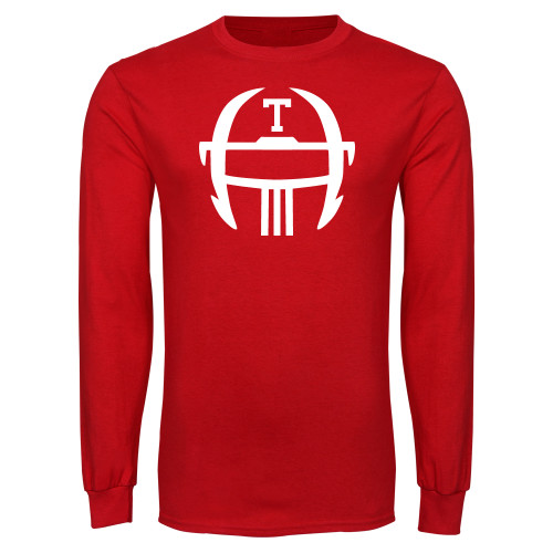  Red Long Sleeve T Shirt - Football Logo