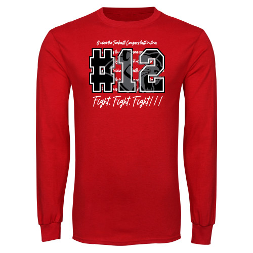  Red Long Sleeve T Shirt - 12