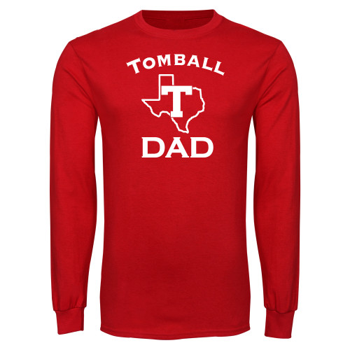 Red Long Sleeve T Shirt - Dad