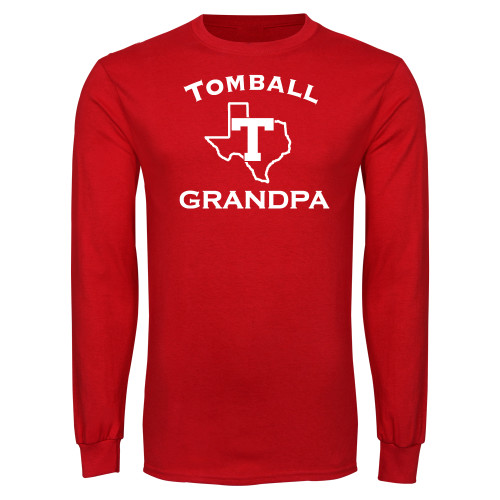  Red Long Sleeve T Shirt - Grandpa