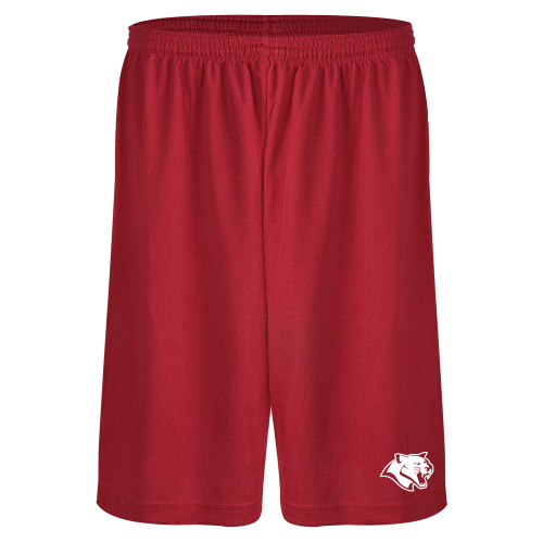  Red Performance Classic 9 Inch Short - Cougar