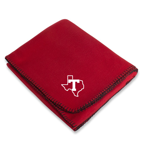  Red Arctic Fleece Blanket - T Texas