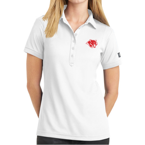  OGIO Womens White Jewel Polo - Cougar