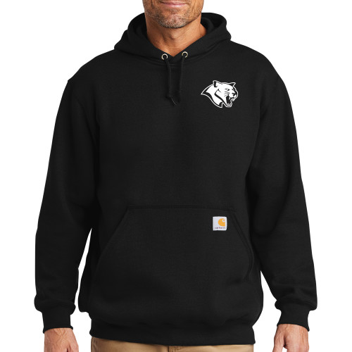  Carhartt Black Midweight Hoodie - Cougar