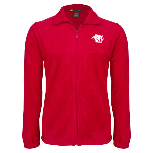  Red Fleece Full Zip Jacket - Cougar