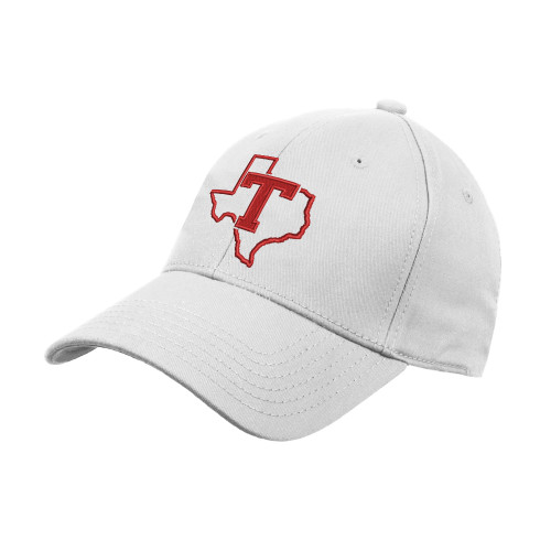 Tomball White Structured Adjustable Pro Style Hat