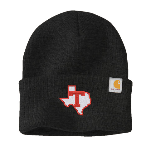  Carhartt Coal Heather Knit Beanie w/Cuff - T Texas