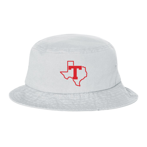  Sportsman White Bucket Hat - T Texas