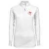Thumbnail image for  Syntrel Womens White Interlock 1/4 Zip