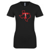 Thumbnail image for  Next Level Womens Black Boyfriend Tee