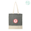 Thumbnail image for  Split Recycled Black Cotton Twill Convention Tote