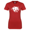 Thumbnail image for  Next Level Womens Red Boyfriend Tee