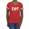 Thumbnail image for  Fall Rush Ladies Red 60/40 Football Tee