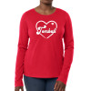 Thumbnail image for  Fall Rush Ladies Red Long Sleeve Tee