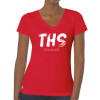 Thumbnail image for  Fall Rush Ladies Red V Neck Tee