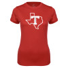 Thumbnail image for  Womens Red Performance Tee