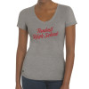 Thumbnail image for  Fall Rush Ladies Athletic Grey V Neck Tee