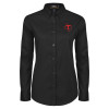 Thumbnail image for  Womens Black Twill Button Down Long Sleeve 