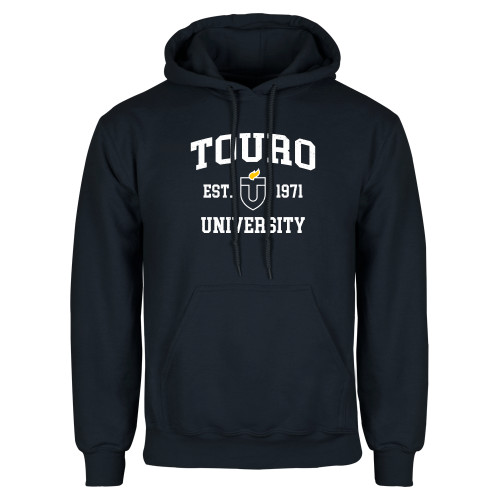  Navy Fleece Hoodie - Touro EST. 1971 Distressed