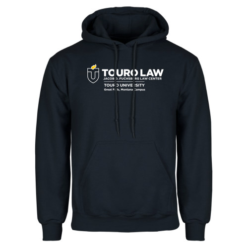  Navy Fleece Hoodie - Touro Law Montana Horizontal